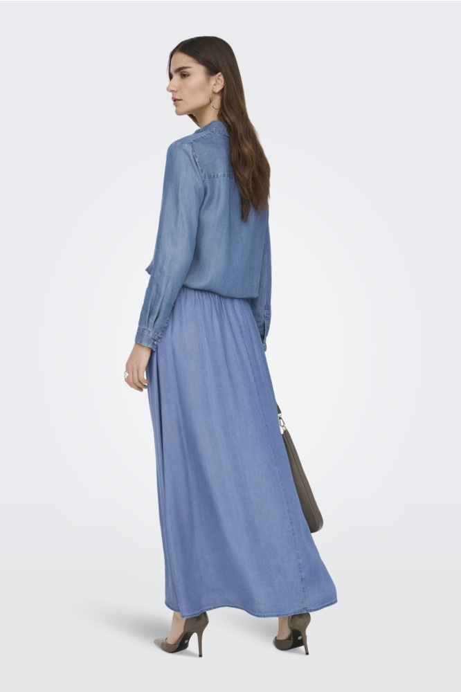 Jacqueline de Yong blauwe dames rok | Model