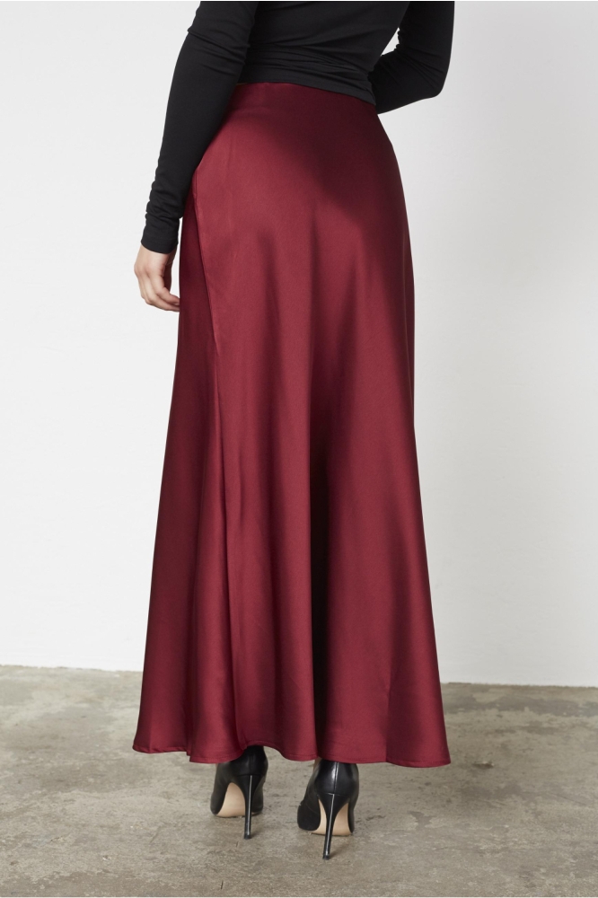 SisterS point bordeaux dames rok | Model achteraanzicht