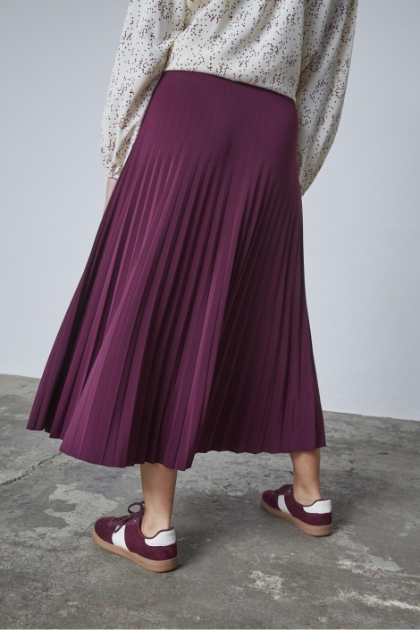 SisterS point bordeaux dames rok | Model achteraanzicht