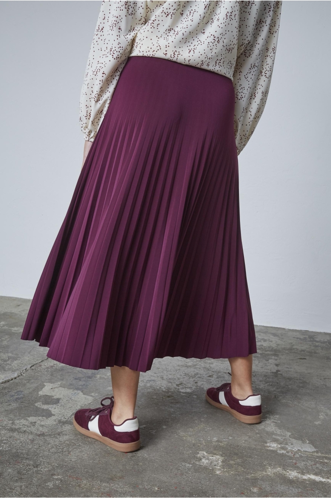 SisterS point bordeaux dames rok | Model achteraanzicht