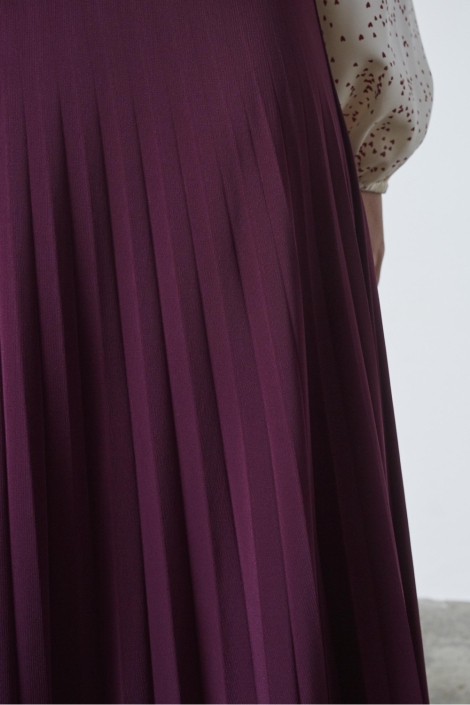 SisterS point bordeaux dames rok | Kleurstaal