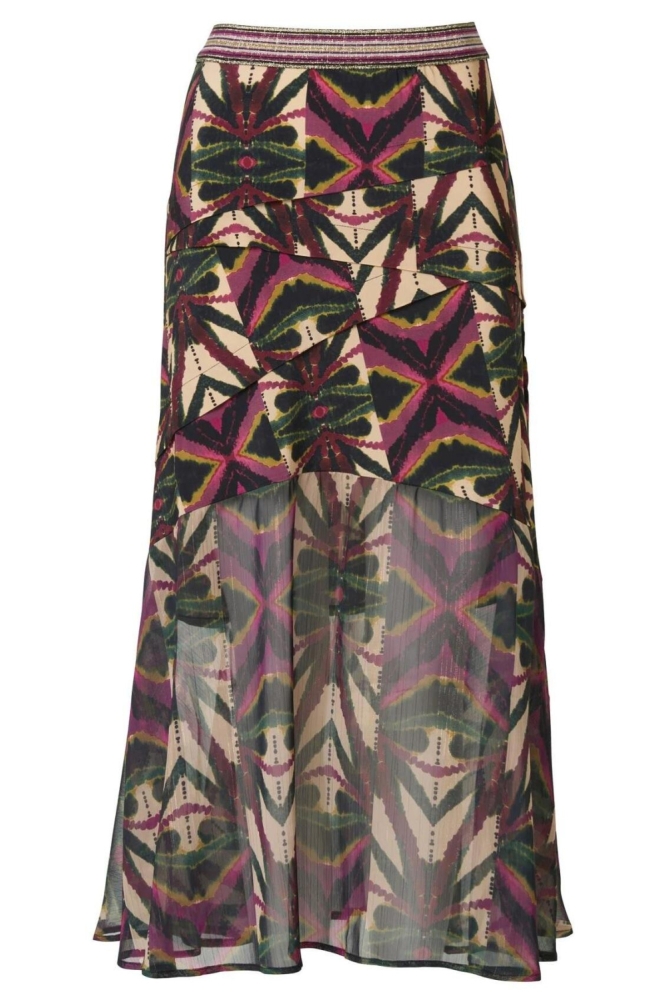 Tessa Koops multi color dames rok | Vooraanzicht
