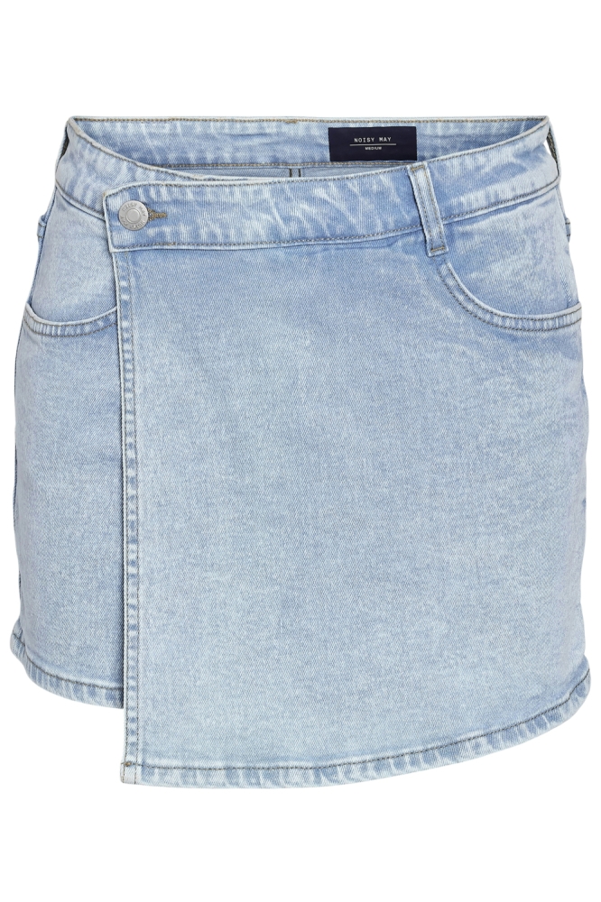 Noisy may blauwe dames korte broek | Vooraanzicht