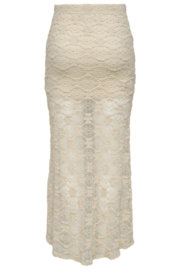 Only Rok ONLPEARLINA LONG WIDE SKIRT WVN 15369278 Birch