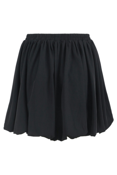 Fluresk zwarte dames rok | Achteraanzicht