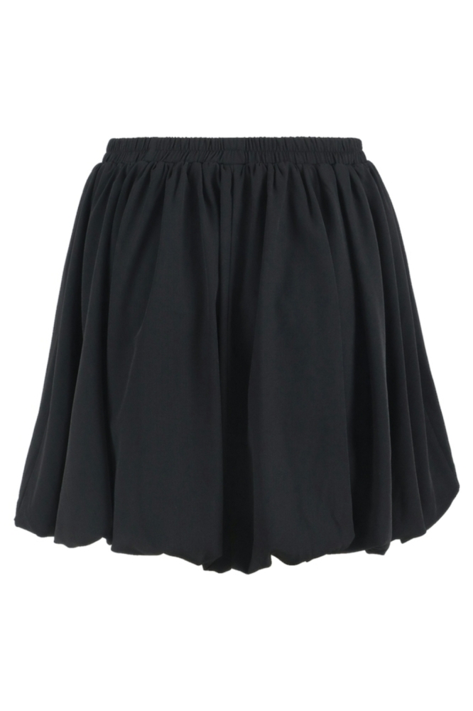 Fluresk zwarte dames rok | Achteraanzicht