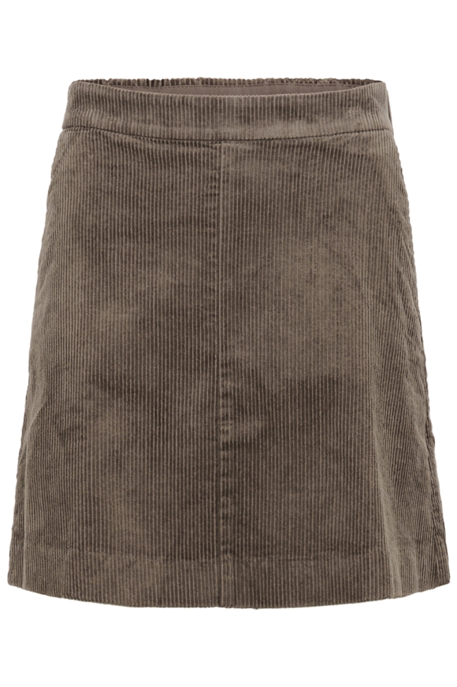 Part Two taupe dames rok | Vooraanzicht