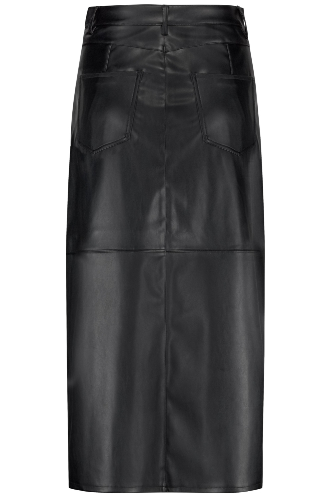 Red Button zwarte dames rok | Achteraanzicht