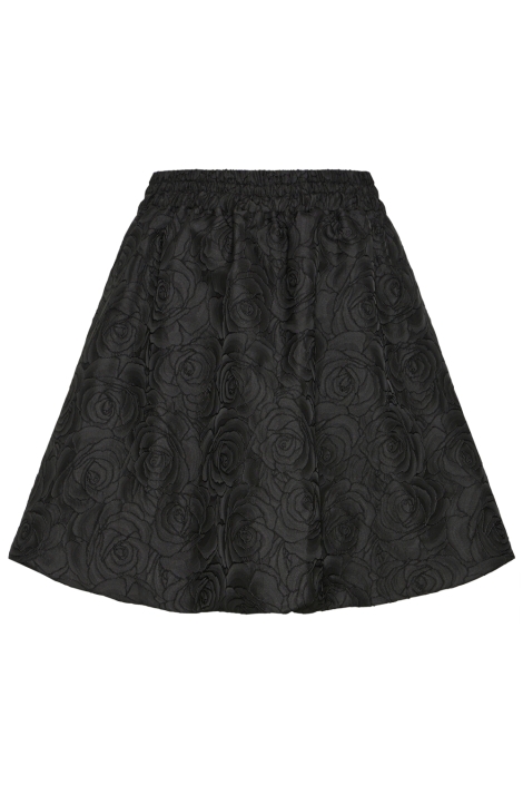 Ichi zwarte dames rok | Achteraanzicht