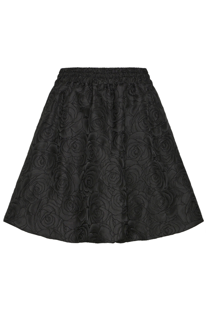 Ichi zwarte dames rok | Achteraanzicht