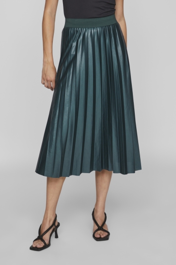 Vila Rok VINITBAN MIDI SKIRT - NOOS 14063241 Ponderosa Pine