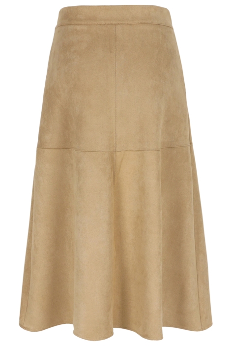 LolaLiza beige dames rok | Achteraanzicht
