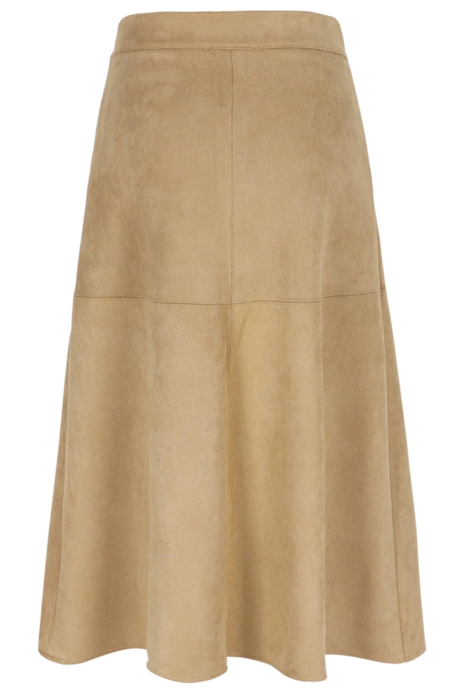 LolaLiza beige dames rok | Achteraanzicht