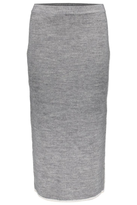 Geisha grijze dames rok | Vooraanzicht