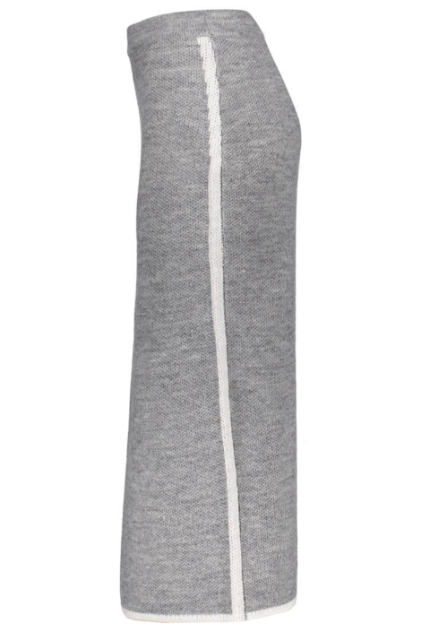 Geisha grijze dames rok | Zijaanzicht