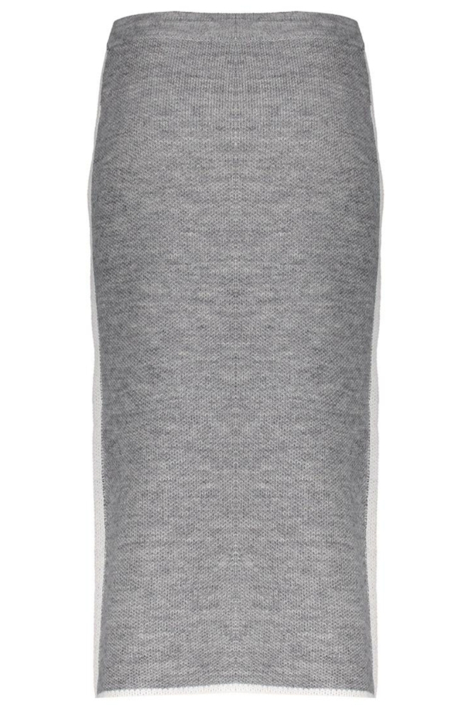 Geisha grijze dames rok | Achteraanzicht
