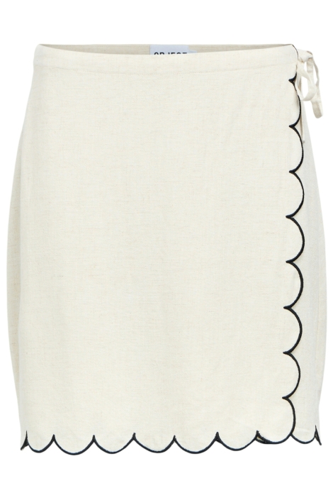 Object beige dames rok | Vooraanzicht