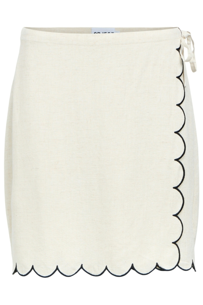 Object beige dames rok | Vooraanzicht