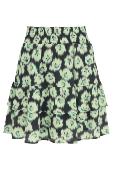 Fluresk GAIA SKIRT 25WZF01 001761 BLACK/MATCHA GREEN