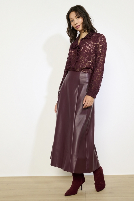 LolaLiza bordeaux dames rok | Model