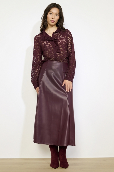 LolaLiza bordeaux dames rok | Model