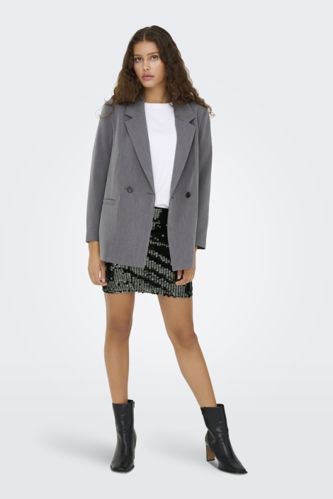 Jacqueline de Yong grijze dames rok | Model