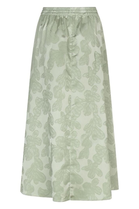 EsQualo groene dames rok | Achteraanzicht