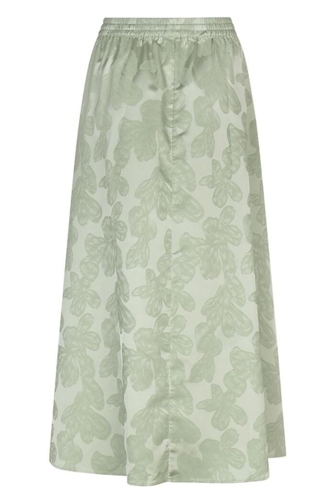 EsQualo groene dames rok | Achteraanzicht