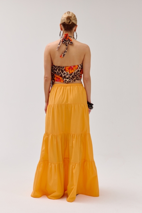 Harper & Yve oranje dames rok | Model