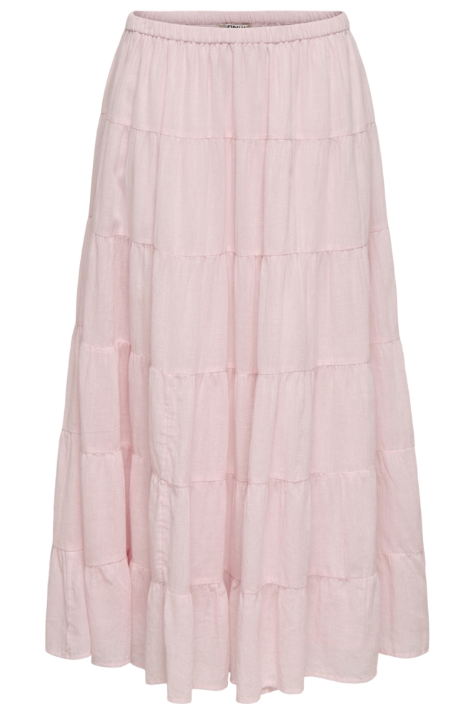 Only roze dames rok | Vooraanzicht