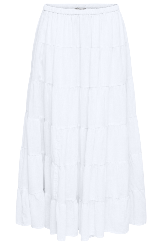 Only witte dames rok | Vooraanzicht