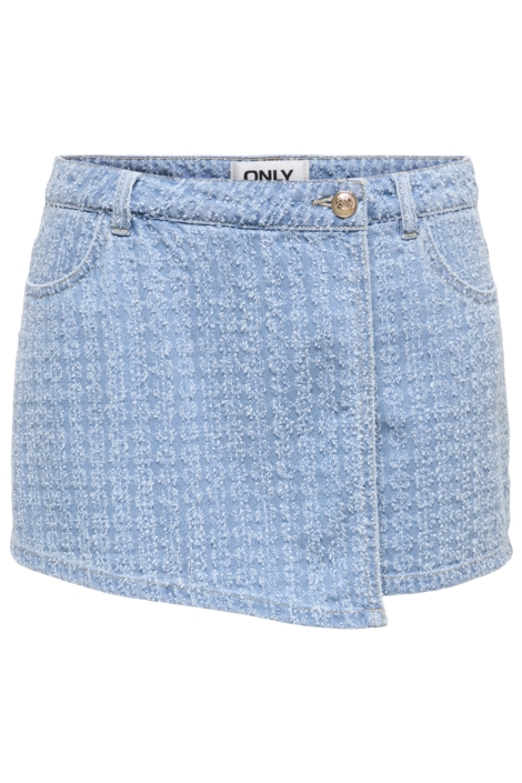 Only blauwe dames korte broek | Vooraanzicht