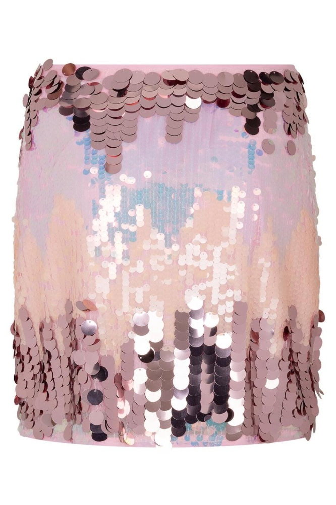 Studio Amaya roze dames rok | Achteraanzicht