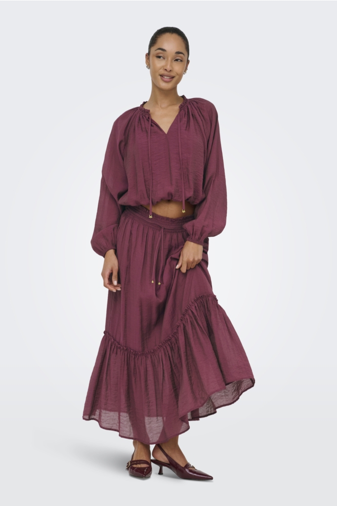 Jacqueline de Yong bordeaux dames rok | Model