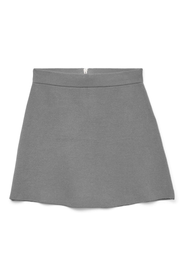 Vero Moda VMSABA NW SKATER SKIRT GA NOOS 10325944 MEDIUM GREY MELANGE