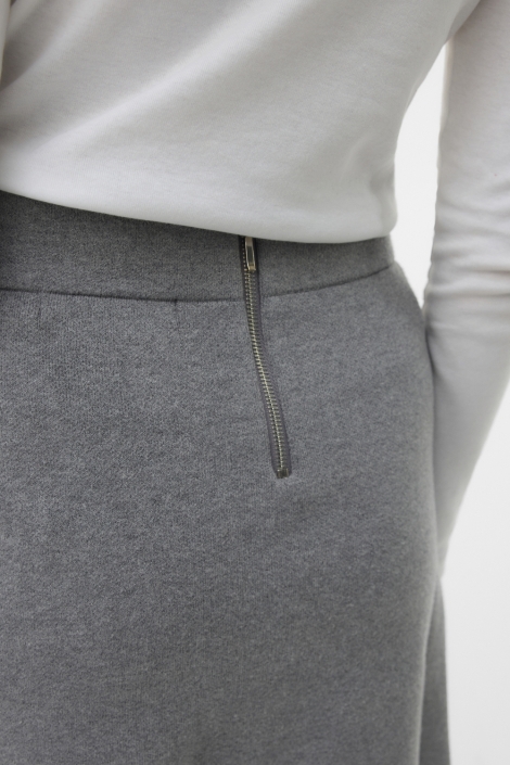 Vero Moda grijze dames rok | Close up
