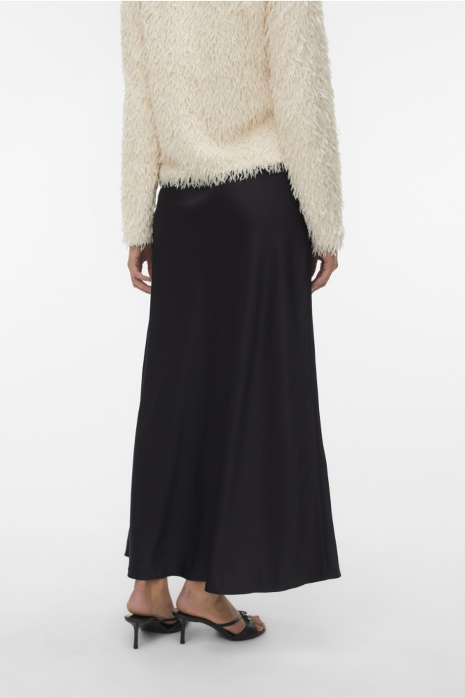 Vero Moda zwarte dames rok | Model achteraanzicht