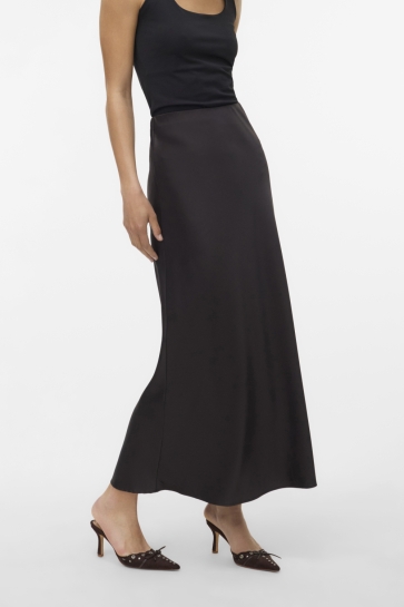 Vero Moda Rok VMMERLE ANKLE SKIRT WVN GA NOOS 10334592 CHOCOLATE TORTE