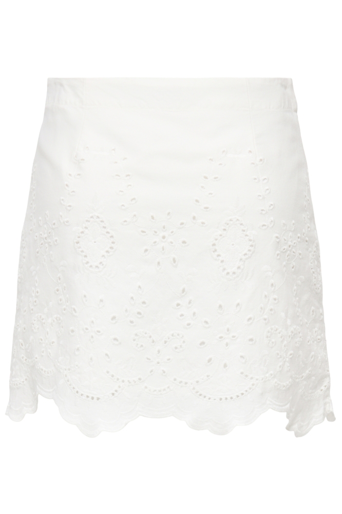Only witte dames rok | Achteraanzicht