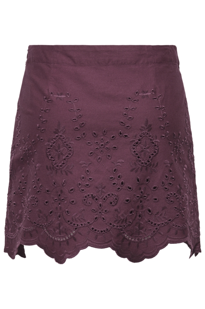 Only bordeaux dames rok |