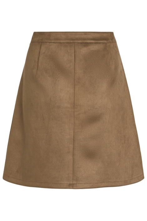 Vila camel dames rok | Achteraanzicht