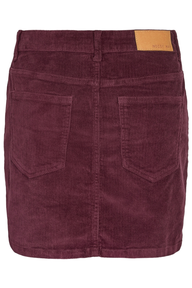 Noisy may bordeaux dames rok | Achteraanzicht