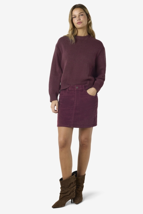 Noisy may bordeaux dames rok | Model