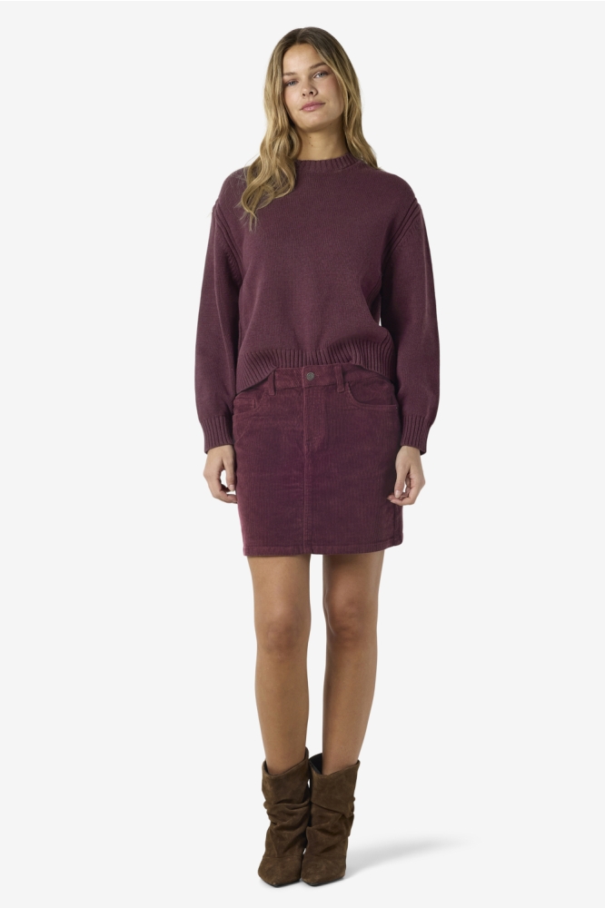 Noisy may bordeaux dames rok | Model