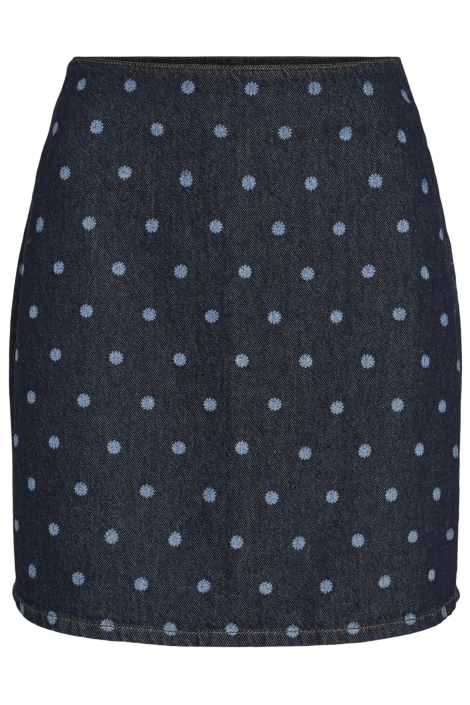 Vila blauwe dames rok | Vooraanzicht