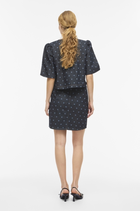 Vila blauwe dames rok | Model