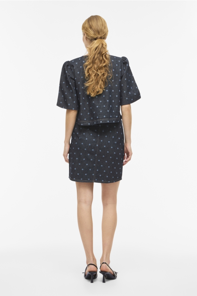 Vila blauwe dames rok | Model