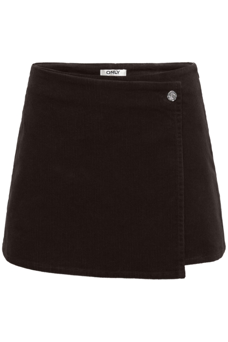 Only bruine dames korte broek | Vooraanzicht