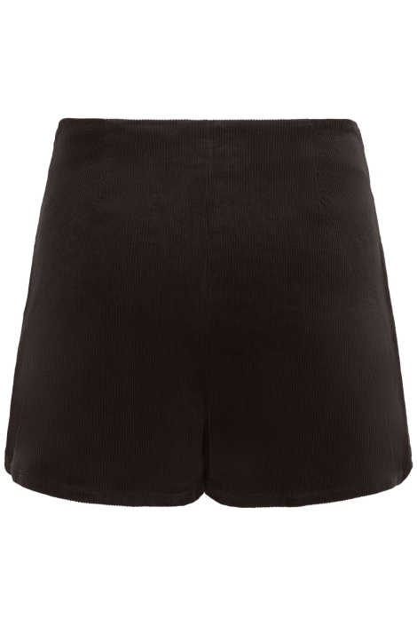 Only bruine dames korte broek | Achteraanzicht