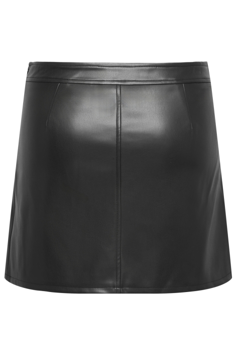 Only zwarte dames rok | Achteraanzicht